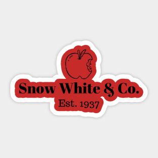 Snow White & Co. Sticker